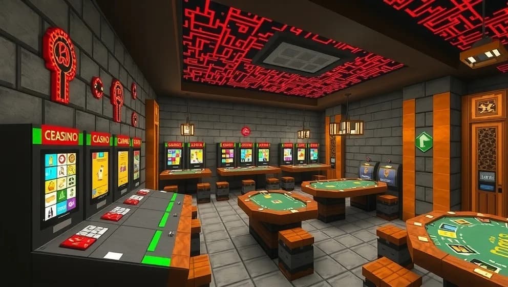 Minecraft casino och hur det fungerar