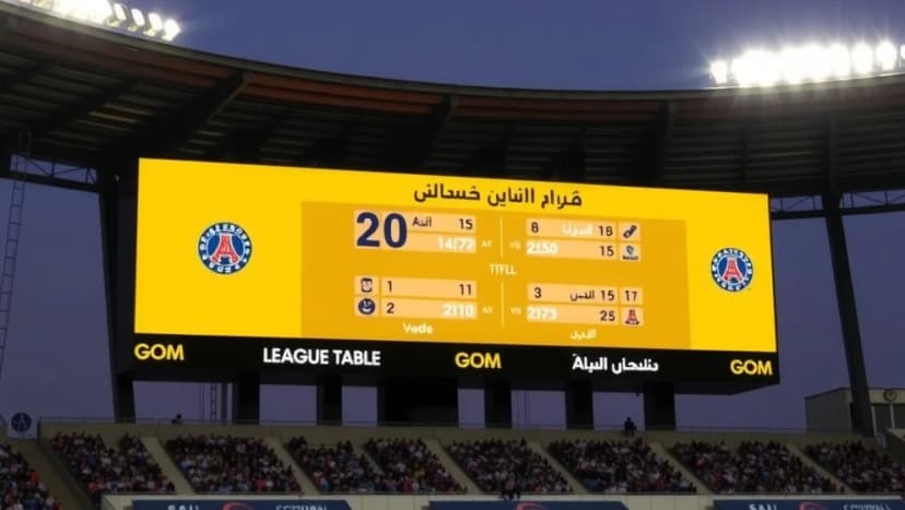 Poängställning i Al Nassr denna säsong