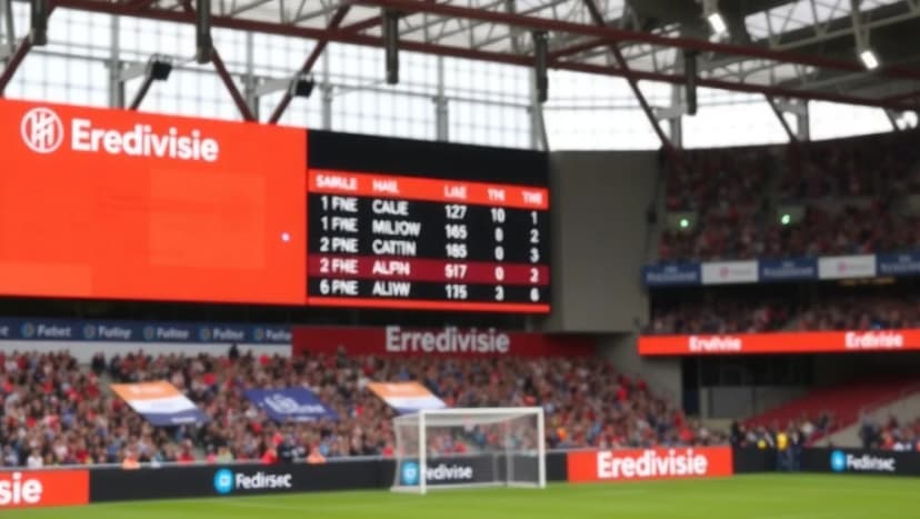 Poängställning i Eredivisie just nu
